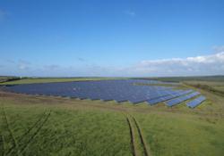 Solar park with Conergy modules in EastCott UK